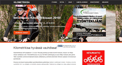 Desktop Screenshot of kilometrikisa.fi